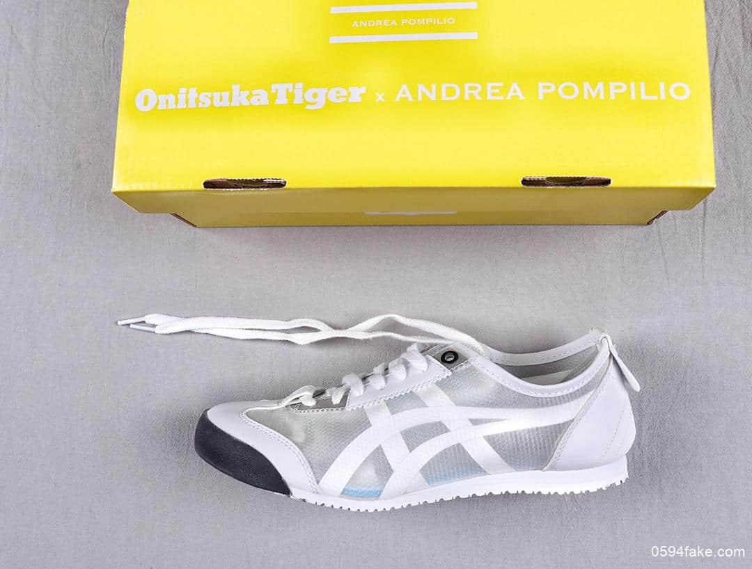 亚瑟士Onitsuka Tigee X Andrea Pompilio真标高品质鬼冢虎联名款复古休闲运动鞋