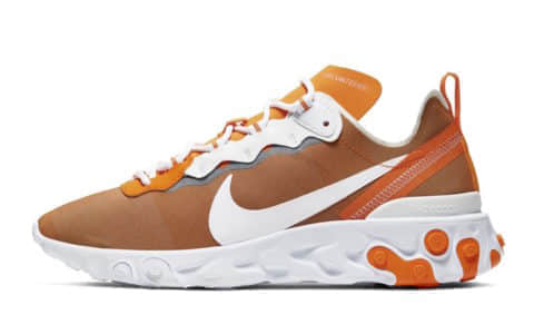 Nike React Element 55“Tennessee”又曝新配色！一抹橘色为你消除了夏季的炎热！