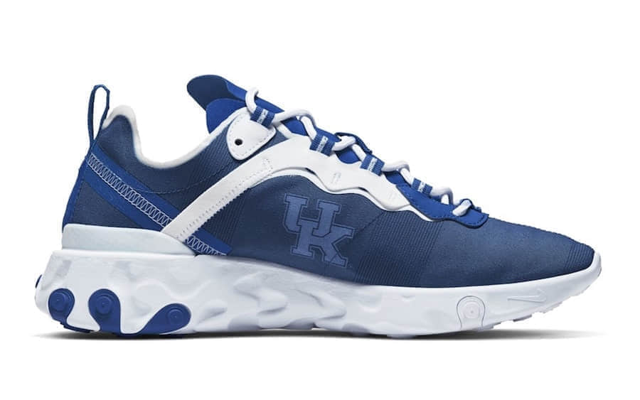 Nike React Element 55“NCAA”系列迎来“Kentucky”配色！此配色预计就在近日内就会发售小伙伴们准备好了吗！