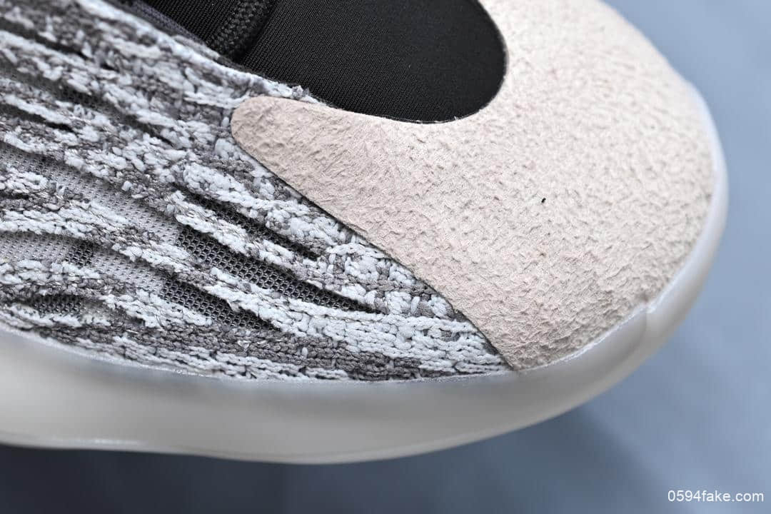 阿迪达斯adidas YEEZY Boost Basketball Quantum纯原版本椰子爆米花中底高帮针织休闲运动篮球鞋量子斑马灰碳黑3M 货号：EG1535
