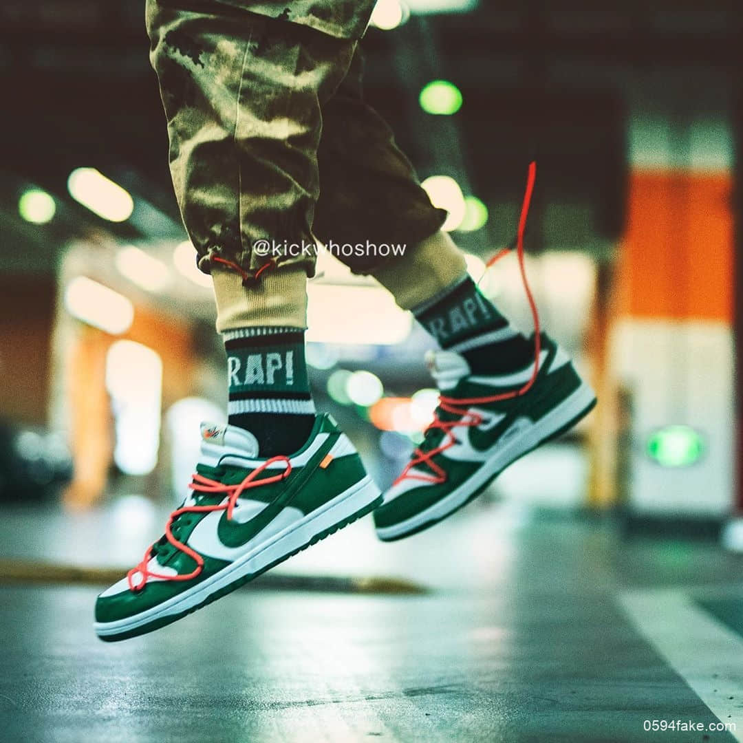 OFF-WHITE x FUTURA x Nike Dunk上脚图曝光！绝对吸睛！