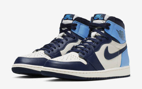 Air Jordan 1 Retro High OG“Obsidian”释出官图！配色真的爱了！ 货号：555088-140