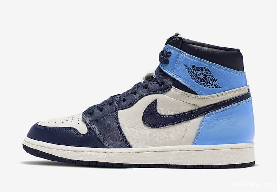 Air Jordan 1 Retro High OG“Obsidian”释出官图！配色真的爱了！ 货号：555088-140