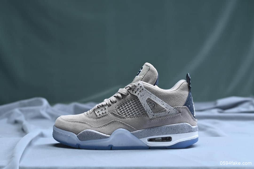 耐克Air Jordan 4 Georgetown PE乔丹4代AJ4代纯原版本中帮复古休闲运动文化实战篮球鞋 货号：AJ4-1043505