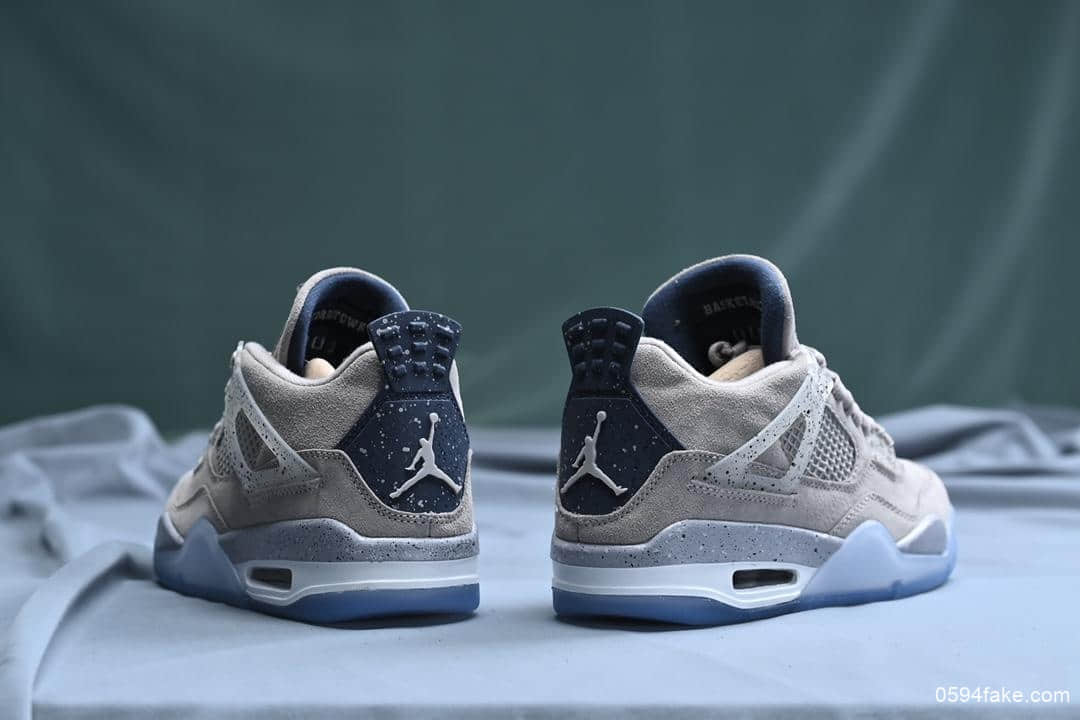 耐克Air Jordan 4 Georgetown PE乔丹4代AJ4代纯原版本中帮复古休闲运动文化实战篮球鞋 货号：AJ4-1043505