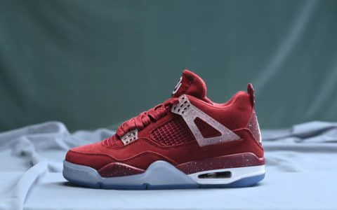 耐克Air Jordan 4 Retro Oklahoma Sooners PE乔丹4代纯原版本原楦原档案开发还原ZP所有细节进口高丝麂皮鞋面支持实战篮球鞋 货号：AJ4-1032076