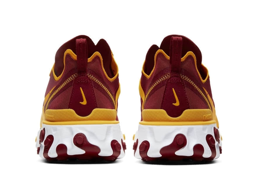 Nike React Element 55“USC”南加州大学配色来袭！