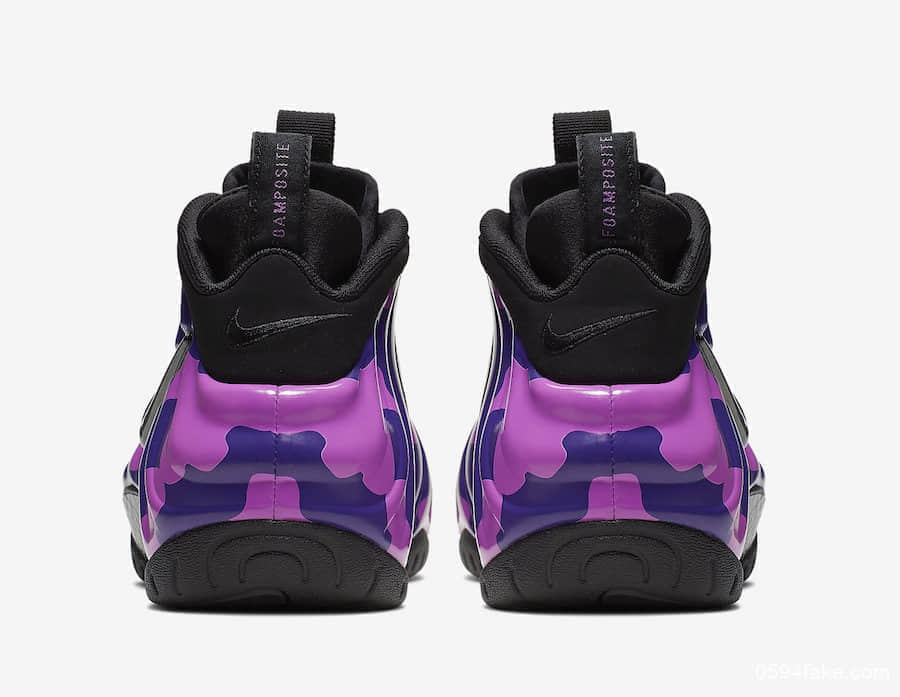 紫迷彩喷泡！酷炫十足！Nike Air Foamposite Pro“Purple Camo”后天发售！ 货号：624041-012