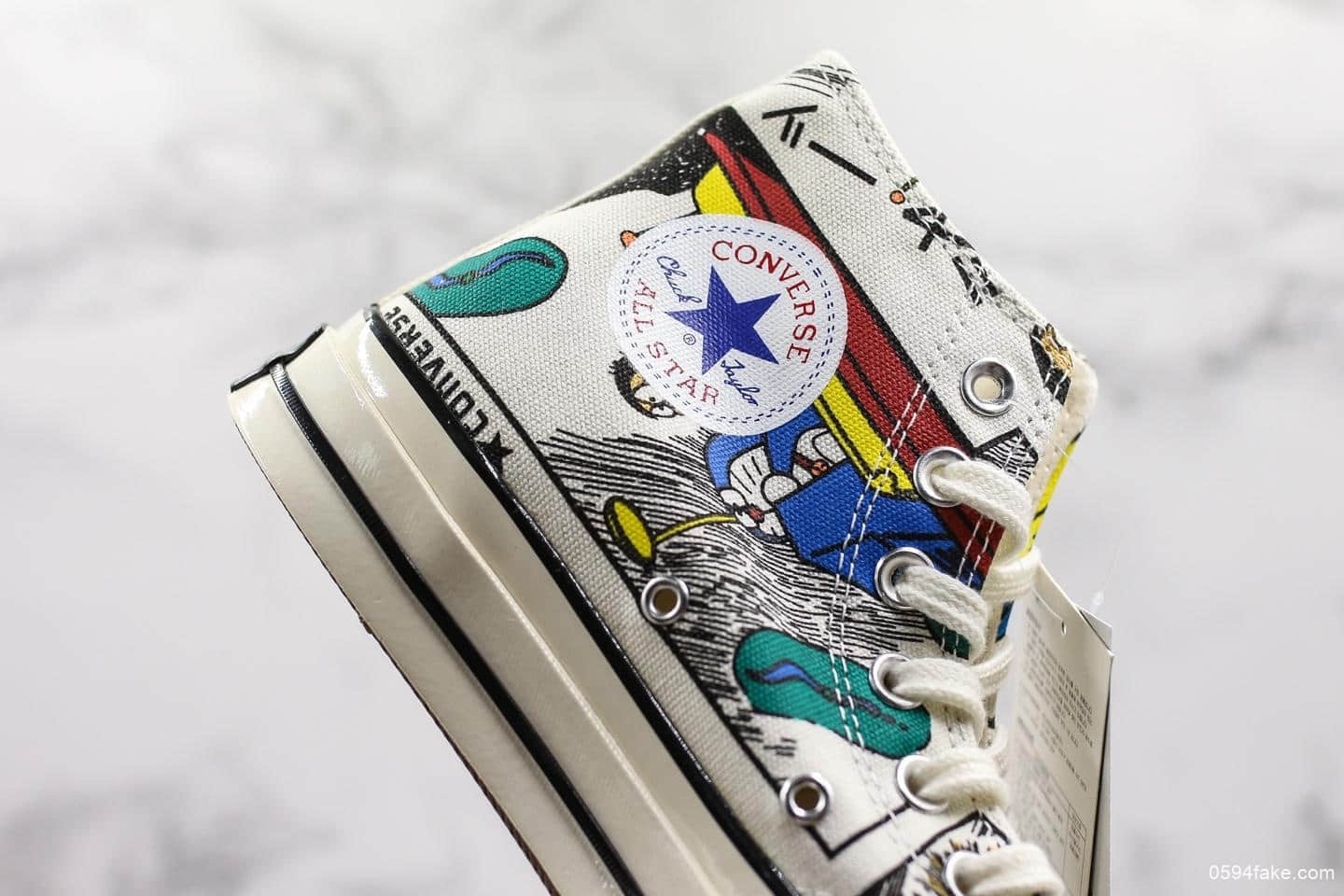 匡威DORAEMON X Converse 1970s联名哆啦A梦真标硫化高帮帆布鞋卡通原盒软蓝底