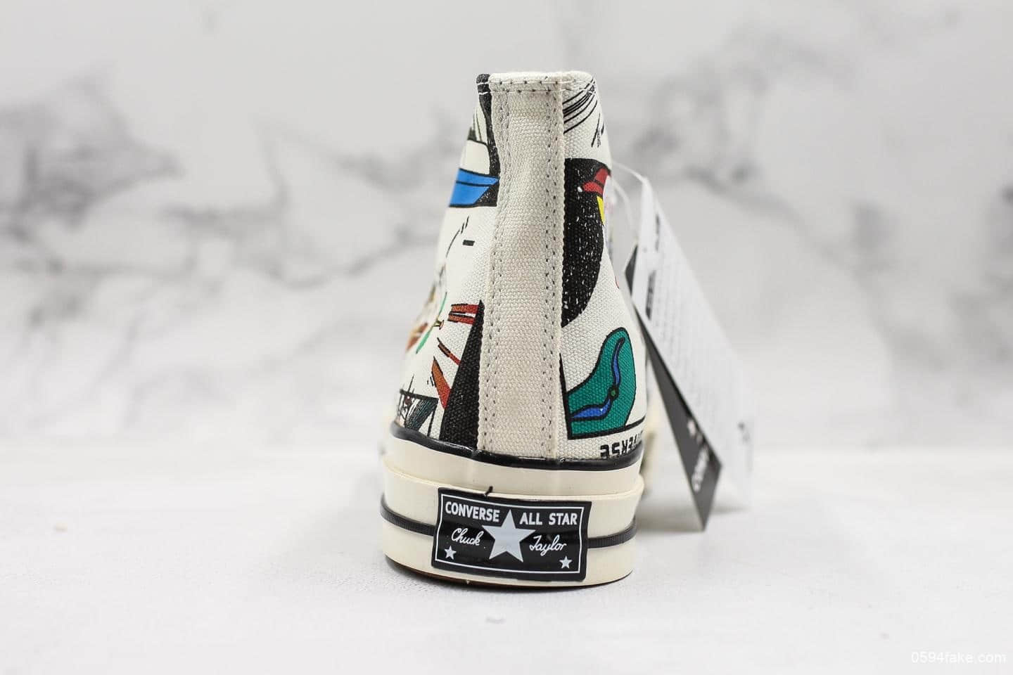 匡威DORAEMON X Converse 1970s联名哆啦A梦真标硫化高帮帆布鞋卡通原盒软蓝底