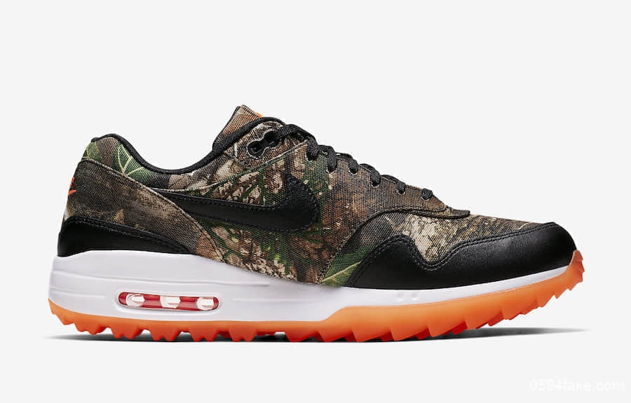 Nike Air Max 1 Golf NRG“Realtree Camo”将于8月22日发售！充满秋冬气息！ 货号：BQ4804-210