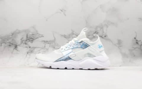 耐克Nike Air Huarache Run Premium公司级华莱士4代网纱透气运动休闲跑鞋鞋面采用进口半透明网纱面料透气和弹性十足 货号：875868-003