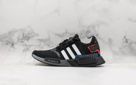 阿迪达斯Adidas NMD R1公司级版本专柜同步休闲运动原厂巴斯夫大底高密度弹性针织鞋面首发新配色 货号：EF1734