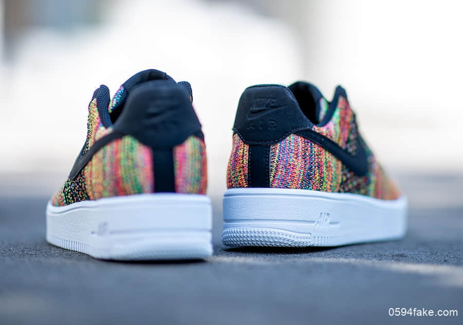 Nike Air Force 1 Flyknit 2.0这个新配色简直让人眼花缭乱！ 货号：BV0063-002