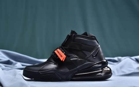 耐克Nike Air Force 270 Utility空军机能系列270气垫鞋拉邦二代公司级版本原厂钢印鞋标鞋盒 货号：AQ0572-001