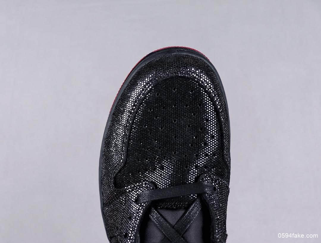 乔丹Shoepalace x Jordan SP Gina联名款AJ1黑珍珠纯原版本原厂原材料原厂定型机百分百还原鞋型细节皮质对版数次实战篮球鞋 货号：CD7071-001