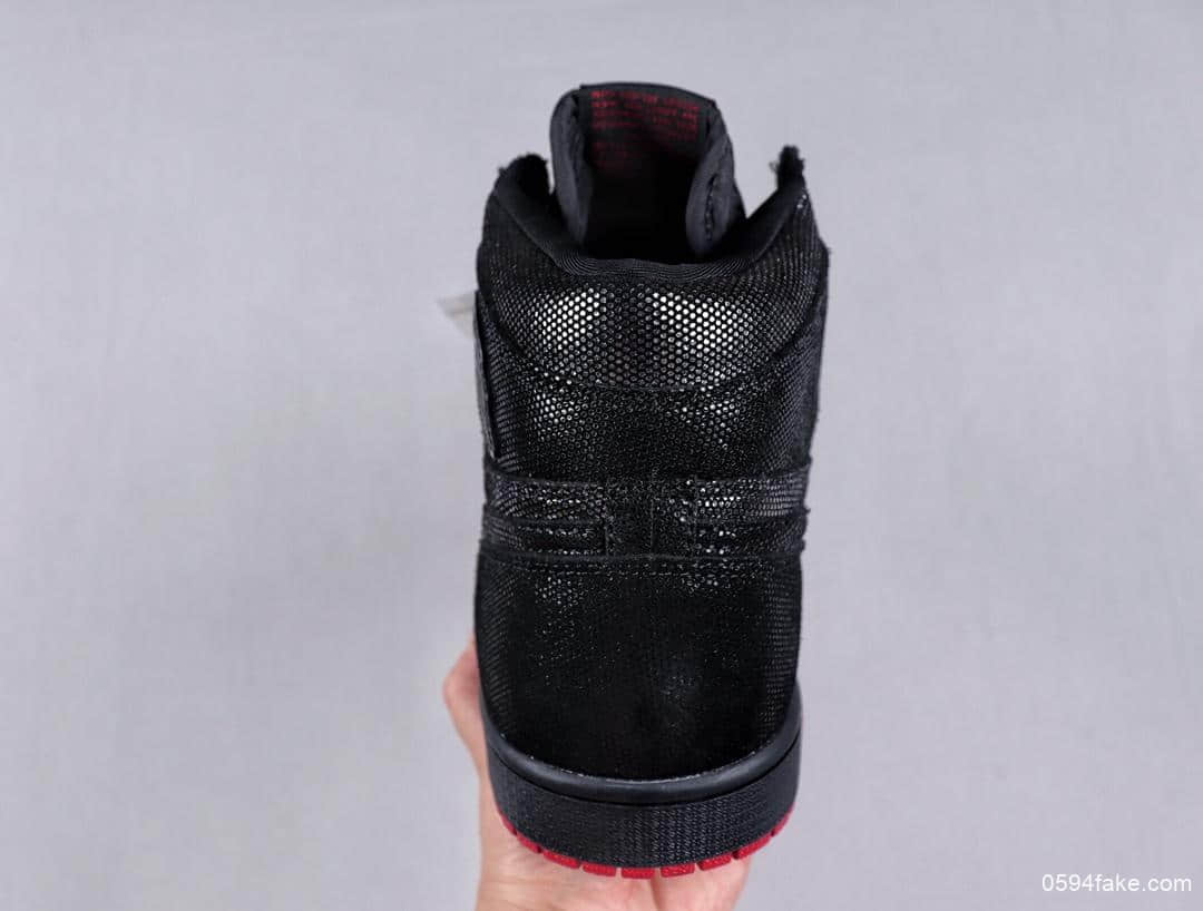 乔丹Shoepalace x Jordan SP Gina联名款AJ1黑珍珠纯原版本原厂原材料原厂定型机百分百还原鞋型细节皮质对版数次实战篮球鞋 货号：CD7071-001