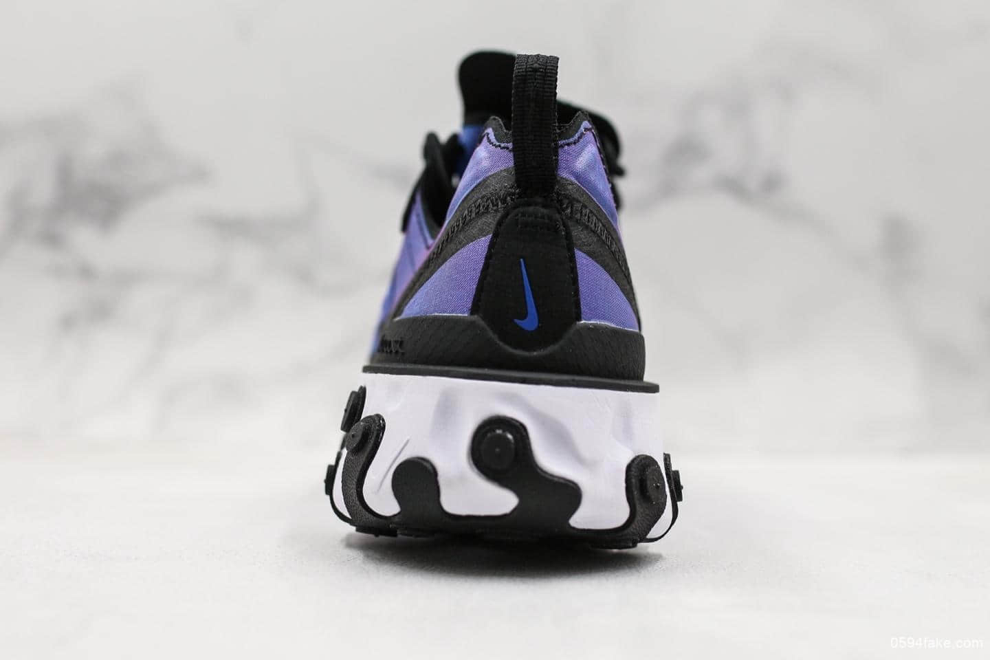 耐克Nike React Element 55 PRM SU19公司级高桥盾机能跑鞋透气薄纱面料运动休闲跑鞋 货号：BQ9241-002