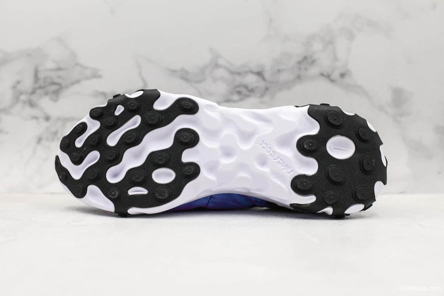 耐克Nike React Element 55 PRM SU19公司级高桥盾机能跑鞋透气薄纱面料运动休闲跑鞋 货号：BQ9241-002