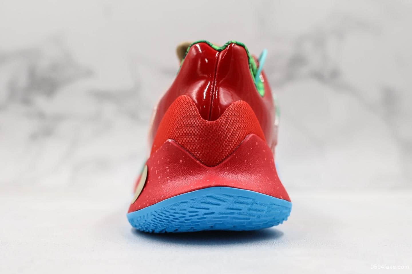 耐克SpongBob Squarepants x Nike Kyrie Low 2 Mr Krabs公司级版本欧文2代蟹老板痞老板红海绵宝宝主题系列实战篮球鞋 货号：CJ6953-600