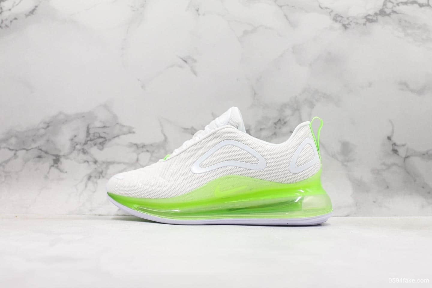 耐克Nike Air Max 720白荧光绿公司级版本独家首发官方全新释出全掌一体式设计真实气压客供原厂气垫大底 货号：AR9293-104