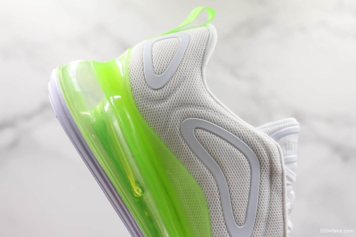 耐克Nike Air Max 720白荧光绿公司级版本独家首发官方全新释出全掌一体式设计真实气压客供原厂气垫大底 货号：AR9293-104