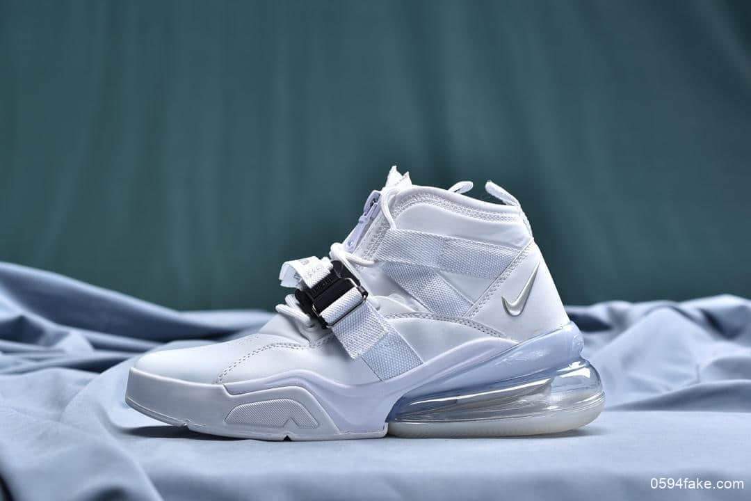 耐克Nike Air Force 270 Utility公司级版本高帮空军机能运动鞋拉链二代半掌气垫原标原盒 货号：AQ0572-010