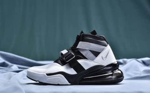 耐克Nike Air Force 270 Utility拉链二代公司级高帮空军机能后半掌气垫慢跑鞋 货号：AQ0572-003