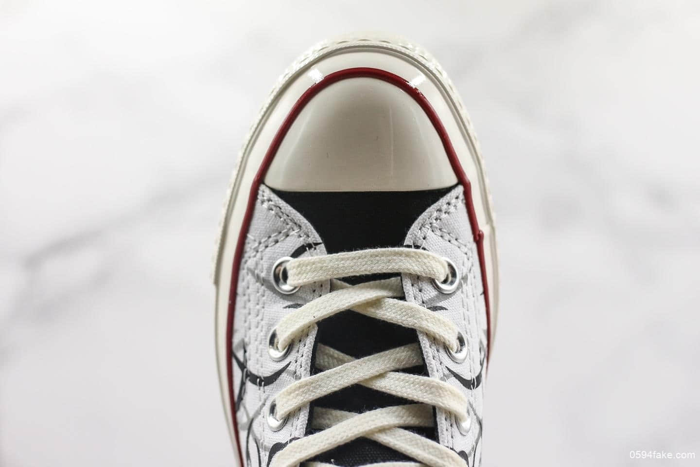 匡威Converse X CLOT高端联名款真标硫化蓝底版本原盒原标3M反光图案高帮帆布鞋