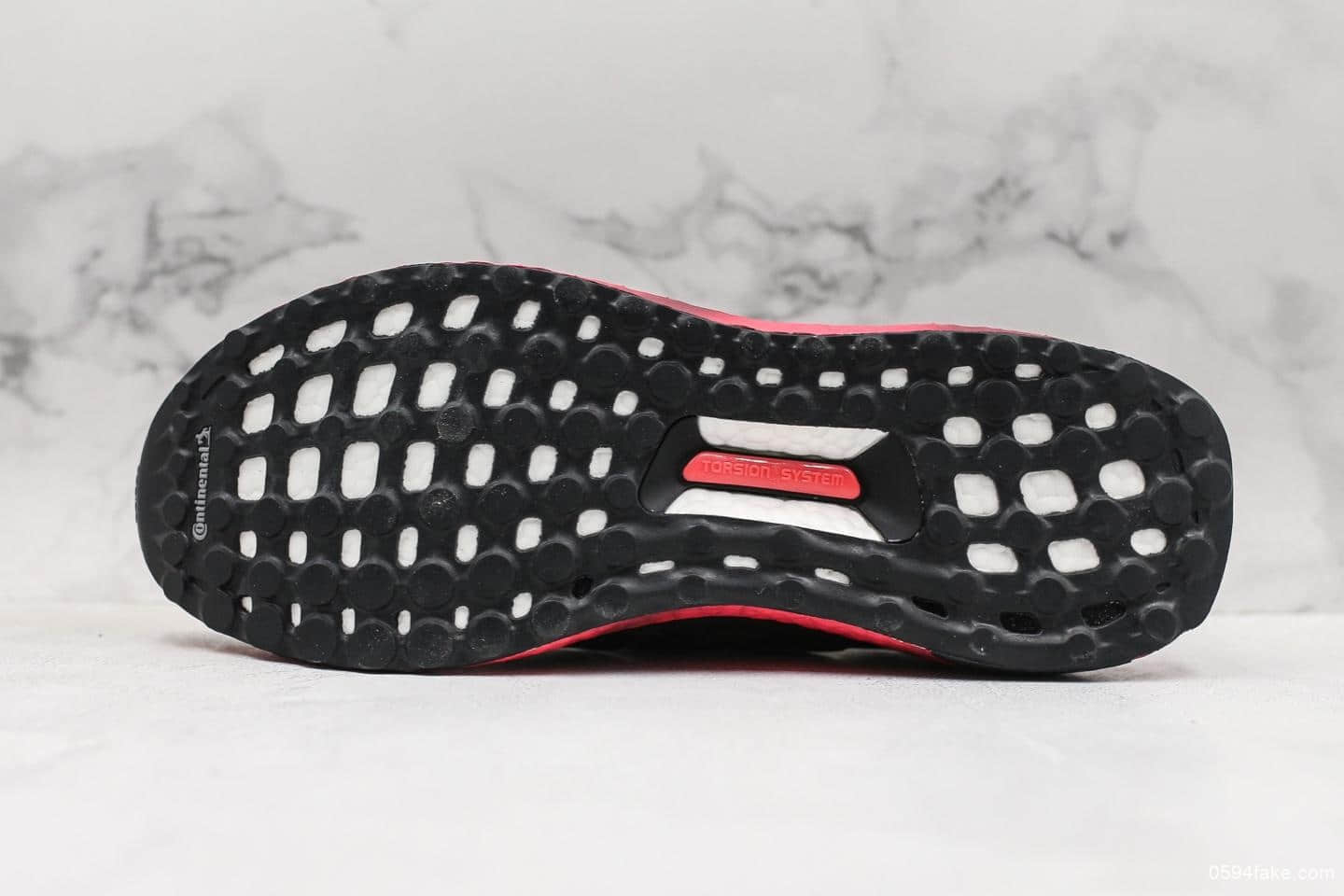 阿迪达斯Adidas Ultra Boost 4.0黑红扎染公司级版本原装巴斯夫大底原厂针织鞋面休闲透气慢跑鞋 货号：FV7282