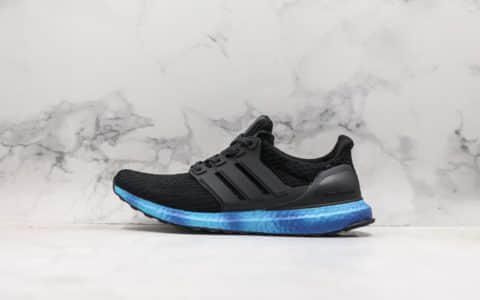 阿迪达斯Adidas Ultra Boost 4.0黑蓝扎染公司级版本全掌爆米花透气跑步鞋官方正确细节区别市面通货 货号：FV7281