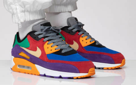 穿上它等于穿上了彩虹！Nike Air Max 90“Viotech”将于8月29日发售！ 货号：CD0917-600