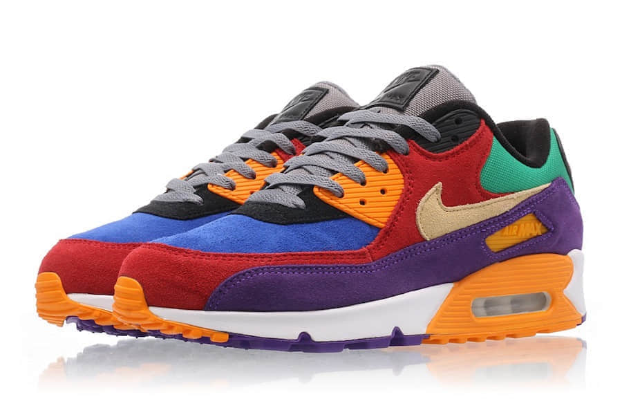 穿上它等于穿上了彩虹！Nike Air Max 90“Viotech”将于8月29日发售！ 货号：CD0917-600