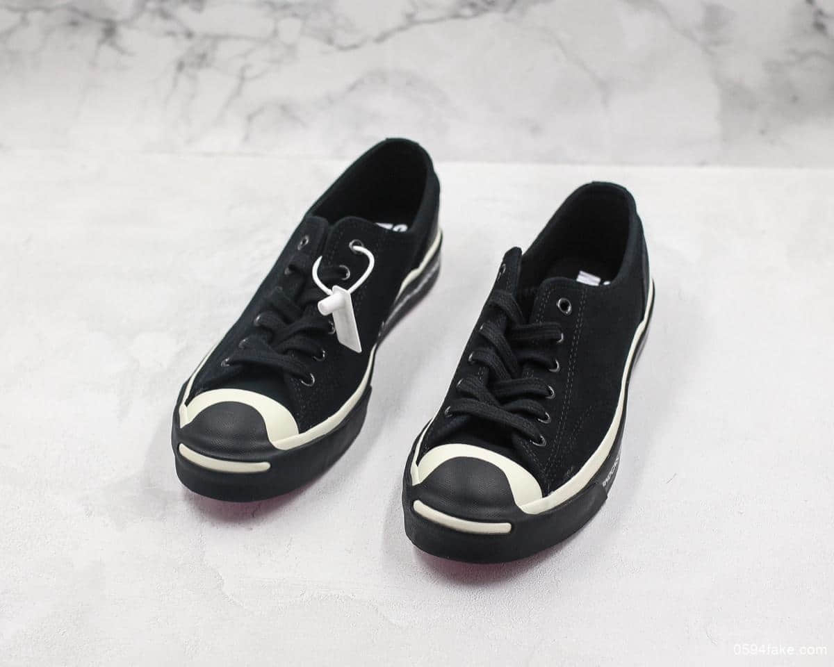 匡威NEIGHBORHOOD x Converse Jack Purcell“抵抗”公司级带半码 货号：165604C