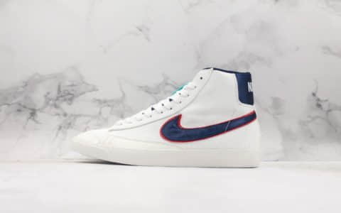 耐克Nike Blazer Mid '1977 Vintage WE开拓者奶白色真标带半码 休闲运动板鞋全新开发楦型纸板 货号：CD9318-100