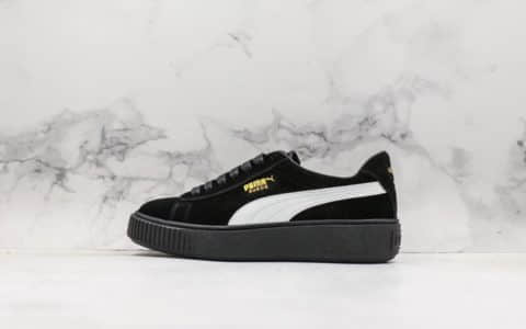 彪马Puma Suede platform蕾哈娜二代黑色公司级 日常百搭街拍首选 货号：366009-02