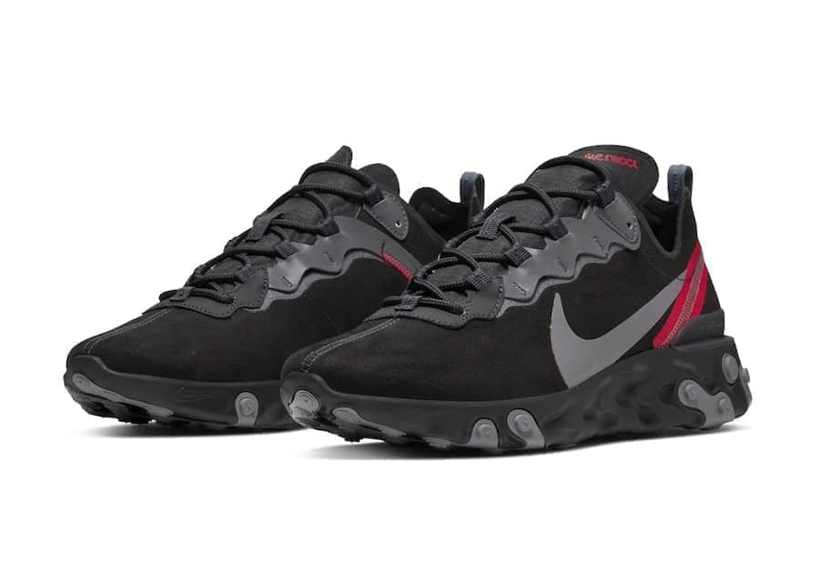 Nike React Element 55又一新配色登场！这次是绒面革鞋面！