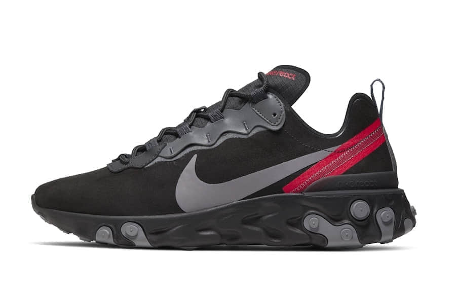 Nike React Element 55又一新配色登场！这次是绒面革鞋面！