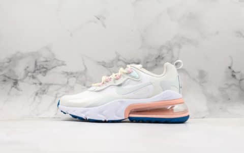 耐克Nike Air Max 270 React Bauhaus纯原版本正确白色反光鞋盒原鞋开模搭载React泡棉中底AirMax气垫休闲百搭运动鞋 货号：AO6174-100