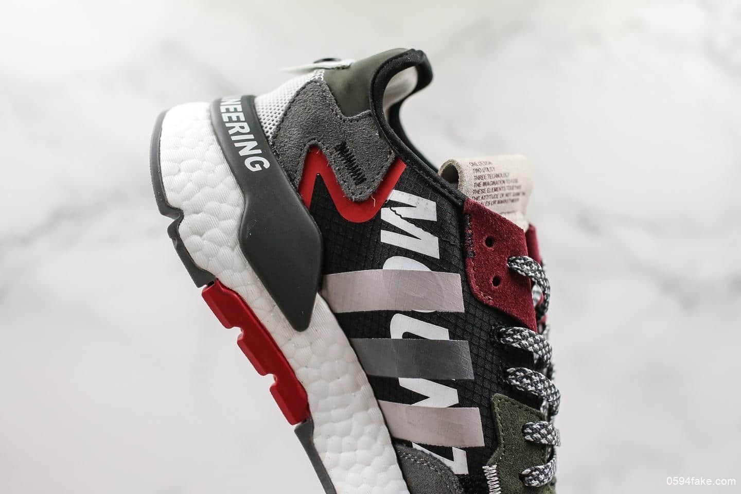 阿迪达斯Adidas Nite Jogger 2019 Boost纯原版本夜行者复古跑鞋原厂材料原厂大底原单巴斯夫真爆复古慢跑鞋 货号：EG1686