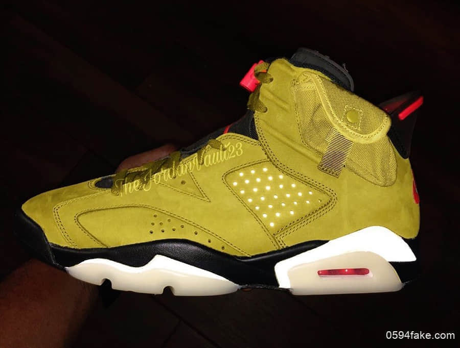 Travis Scott x Air Jordan 6再迎新配色！这次是浓郁芥末黄！