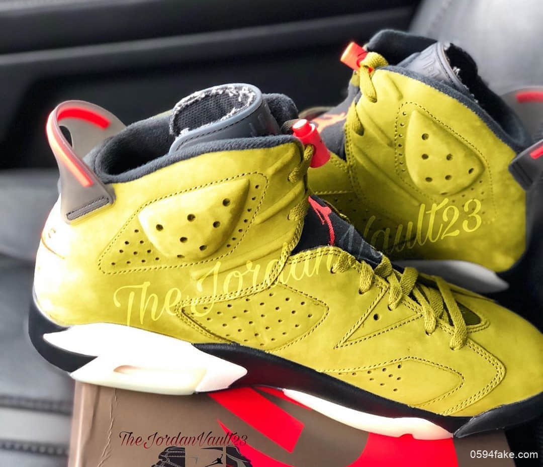 Travis Scott x Air Jordan 6再迎新配色！这次是浓郁芥末黄！