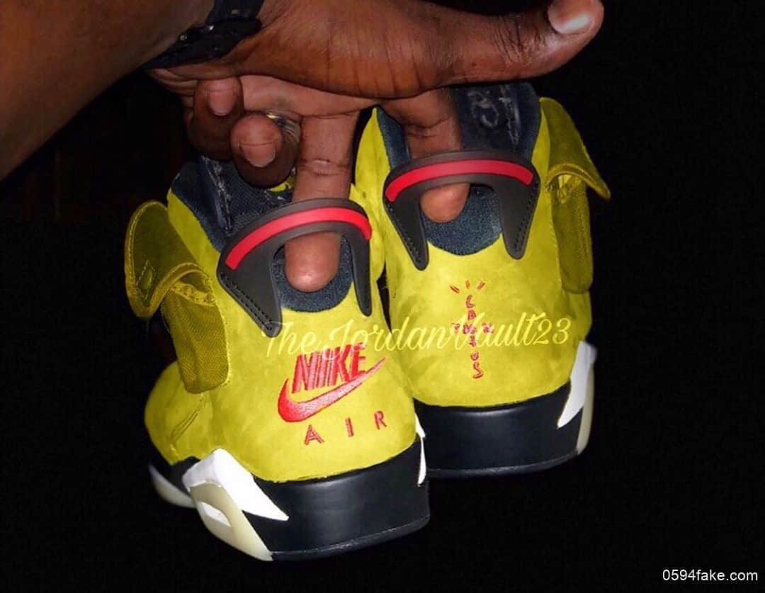 Travis Scott x Air Jordan 6再迎新配色！这次是浓郁芥末黄！