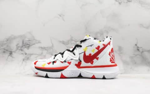 耐克Nike Kyrie 5 EP BHM PE纯原版本欧文5代情人节限定新配色室内实战休闲运动篮球鞋 货号：AO2919-106