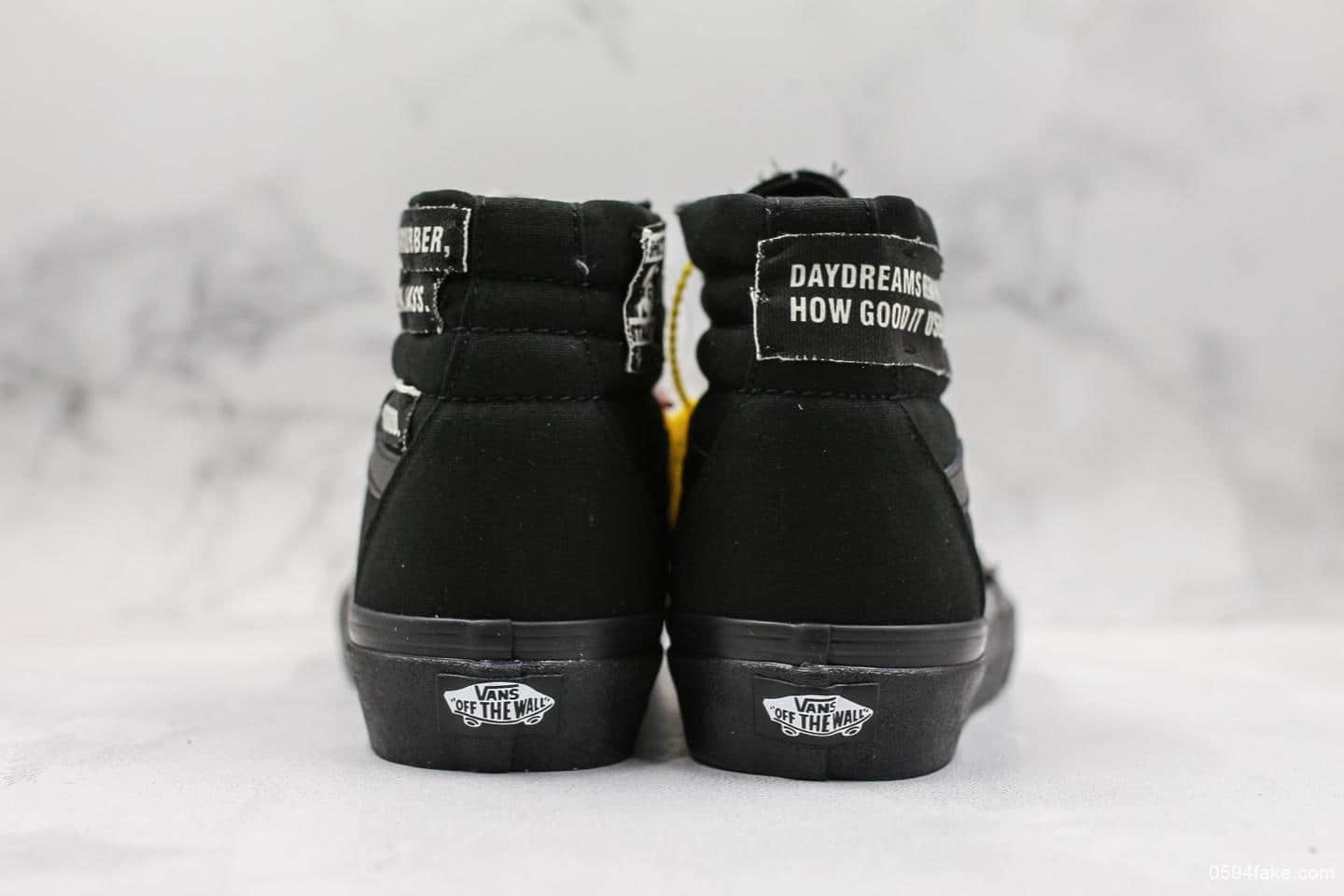 万斯Enfants Riches Déprimés x Vans Sk8-Hi公司级真标硫化版本联名款限量版全手工缝制工艺细节请对比ZP