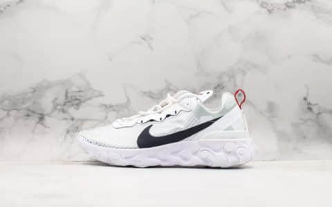 耐克Nike react element 87 undercover耐克87款公司级版本高桥盾联名透气薄纱面料运动休闲跑鞋 货号：CI9104-100