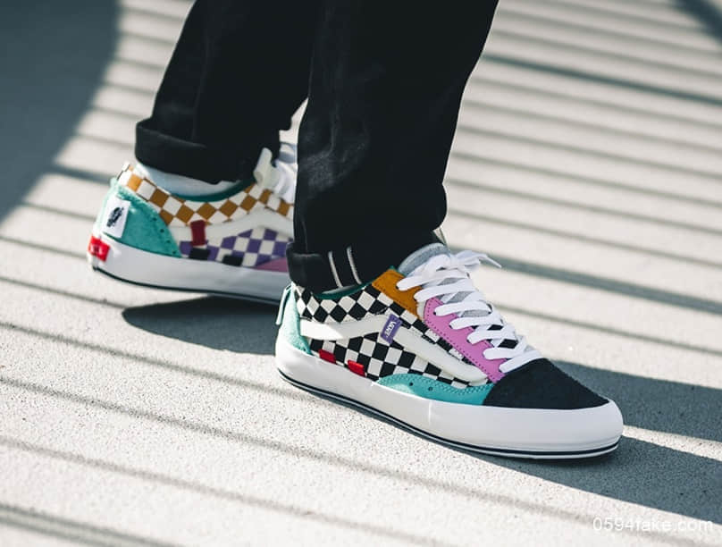 多彩拼接鞋面！Vans Vault UA Old Skool Cap LX将于9月1日发售！