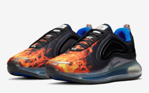 火焰图案极具辨识度！Nike Air Max 720“Space Capsule”将于9月1日在中国独家发售 货号：CJ8013-001