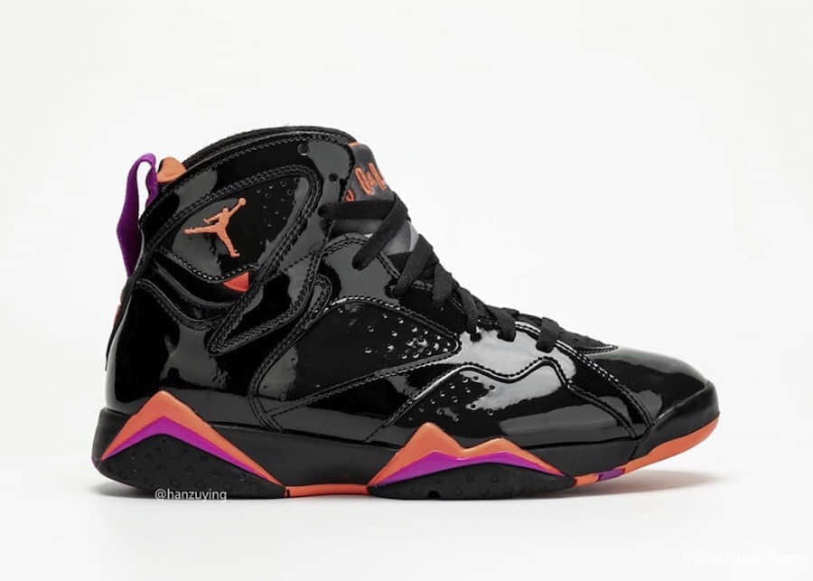 全漆皮鞋面酷到爆！Air Jordan 7 WMNS “Black Patent Leather”将于10月31日发售！ 货号：313358-006