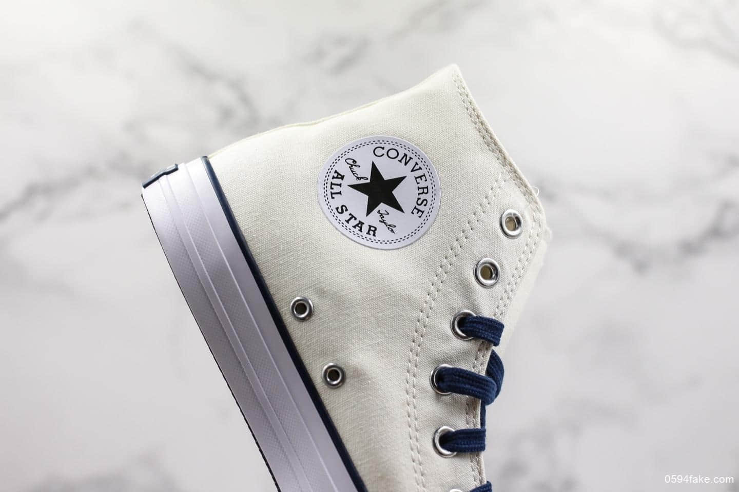 匡威Converse Tomorrowland ALL STAR 40TH HI真标虎扑版本高品质40周年联名款高帮帆布鞋 货号：1CL602